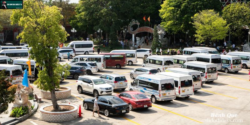 bãi đậu xe sức chứa lớn