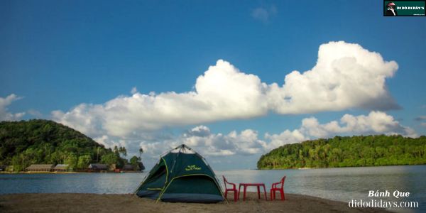 cấm trại Đảo Bà Lụa