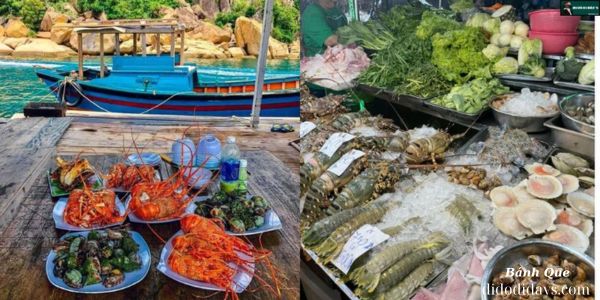 Hải Sản Tươi Trên Đảo Hòn Sơn