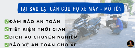 tại sao lại cứu hộ xe máy