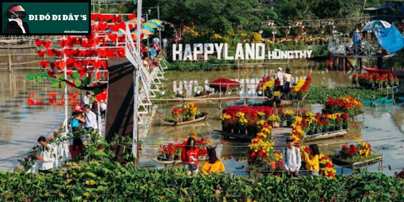 Happy Land Hùng Thy Tại Làng Hoa Sa Đéc