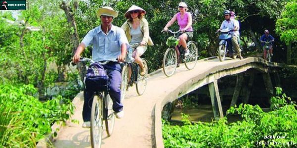 đạp xe quanh Cù Lao Long Trị - Cồn Bàng