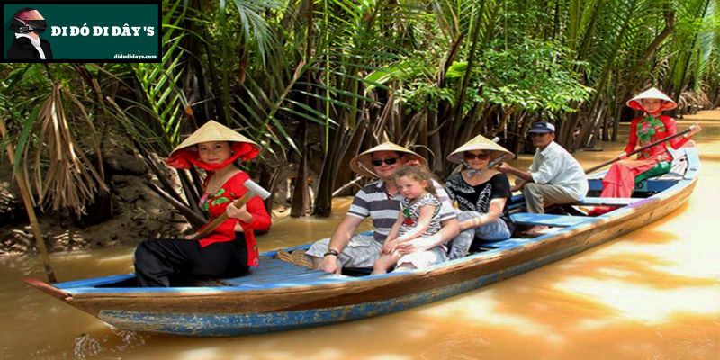chèo xuồng ba lá
