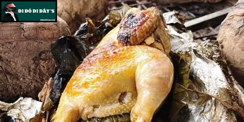 gà nướng đất sét