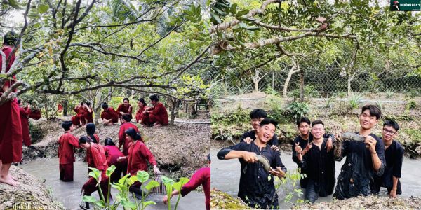 tát mương bắt cá KDL Vinh Sang