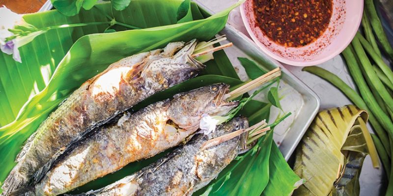 Cá Lóc Nướng Trui