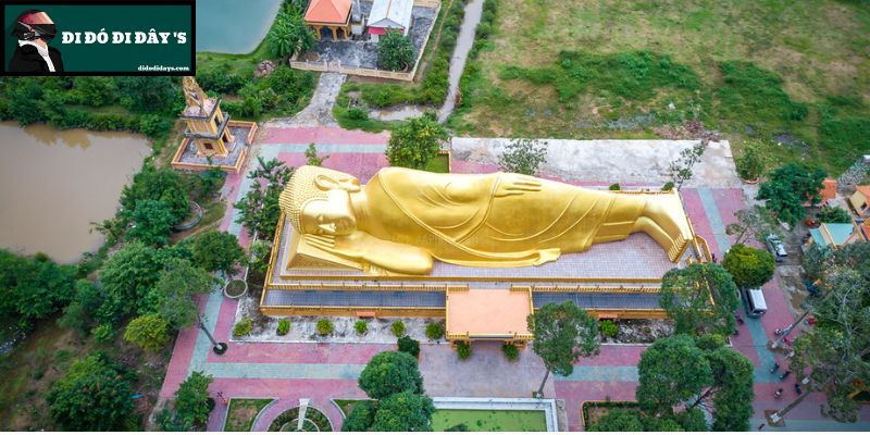 Phật Nhập Niết Bàn dài 54 mét.