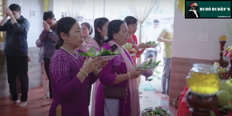 trả lễ cho các ngài