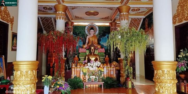 Chánh điện Chùa Munir Ansay - Cần Thơ