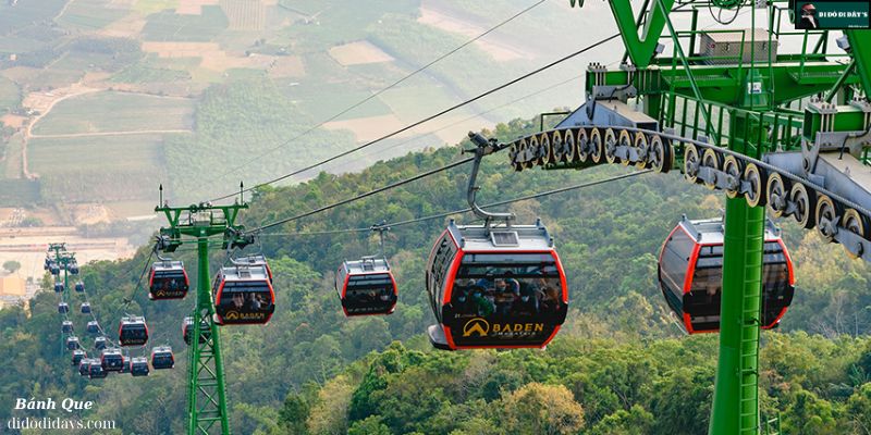 cáp treo Chùa Bà Đen - Tây Ninh