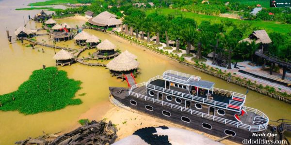 Chuỗi Chồi Lá Ven Sông ở Cồn Én