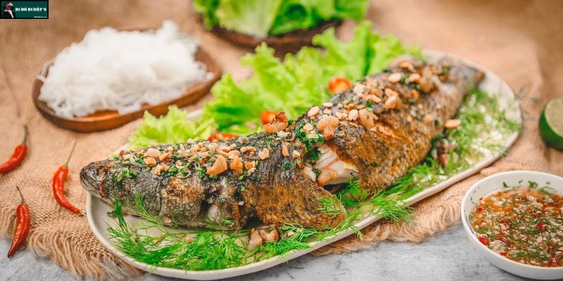 Cá lóc nướng trui