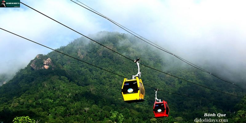 Đi Cáp Treo Săn Mây Ở Núi Cấm