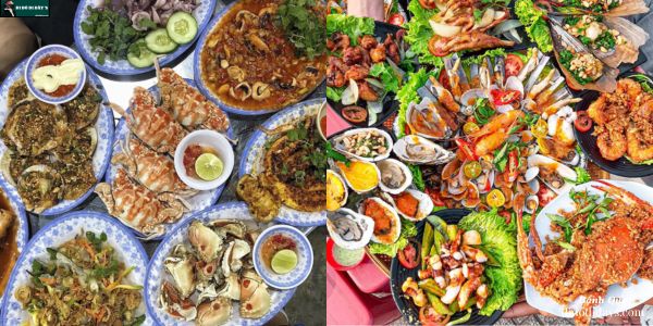 ăn hải sản tươi sống